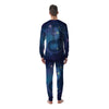 Yin Yang Space Print Men's Pajamas-grizzshop