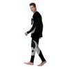 Yin Yang Symbol White And Black Print Men's Pajamas-grizzshop