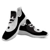 Yin Yang Symbol White And Black Print White Athletic Shoes-grizzshop