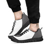 Yin Yang White And Sliver Print Black Sneaker-grizzshop