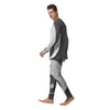 Yin Yang White And Sliver Print Men's Pajamas-grizzshop