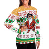 Yo Ho Ho Pirate Santa Ugly Christmas Sweater-grizzshop