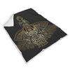 Yoga Elephant Mandala Throw Blanket-grizzshop