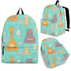 Yoga Meditation Pattern Print Backpack-grizzshop