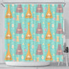 Yoga Meditation Pattern Print Bathroom Shower Curtain-grizzshop