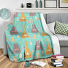 Yoga Meditation Pattern Print Blanket-grizzshop