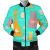 Yoga Meditation Pattern Print Men's Bomber Jacket-grizzshop