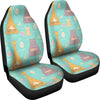 Yoga Meditation Pattern Print Universal Fit Car Seat Covers-grizzshop