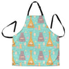 Yoga Meditation Pattern Print Women's Apron-grizzshop