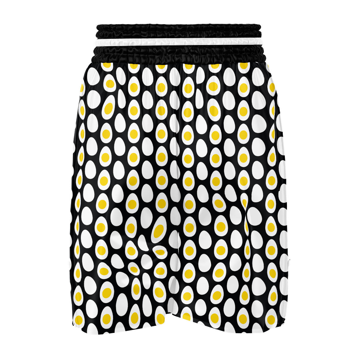Yolk Egg Print Pattern Boxing Shorts-grizzshop