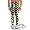 Yolk Egg Print Pattern Men's Leggings-grizzshop