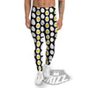 Yolk Egg Print Pattern Men's Leggings-grizzshop