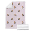 Yorkshire Terrier Dog Puppy Pattern Print Blanket-grizzshop