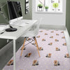 Yorkshire Terrier Dog Puppy Pattern Print Floor Mat-grizzshop