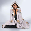 Yorkshire Terrier Dog Puppy Pattern Print Hooded Blanket-grizzshop