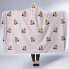 Yorkshire Terrier Dog Puppy Pattern Print Hooded Blanket-grizzshop