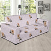 Yorkshire Terrier Dog Puppy Pattern Print Sofa Covers-grizzshop