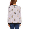 Yorkshire Terrier Dog Puppy Pattern Print Women Crewneck Sweatshirt-grizzshop