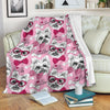 Yorkshire Terrier Dog Puppy Print Pattern Blanket-grizzshop