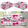 Yorkshire Terrier Dog Puppy Print Pattern Sofa Covers-grizzshop