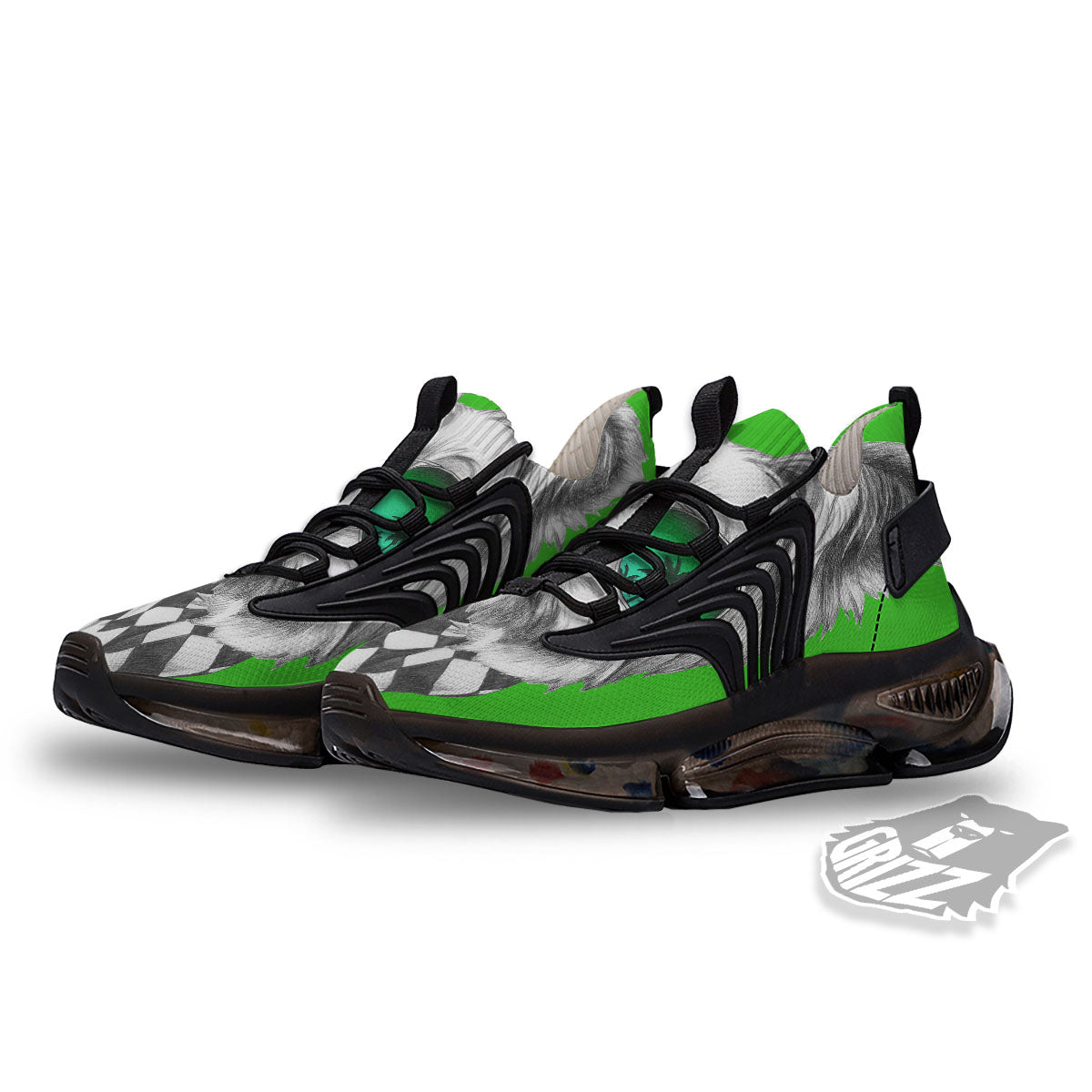 Yorkshire Terrier Sunglasses Print Black Gym Shoes-grizzshop