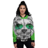 Yorkshire Terrier Sunglasses Print Women's Bomber Jacket-grizzshop