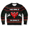 You Sink It You Drink It Ugly Christmas Sweater-grizzshop