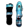 Young Man Looking At The Meteor Print Muay Thai Shin Guards-grizzshop