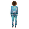 Young Man Looking At The Meteor Print Women's Pajamas-grizzshop
