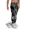 Younger Futhark And Mjolnir Print Men's Leggings-grizzshop