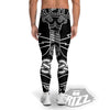 Younger Futhark And Mjolnir Print Men's Leggings-grizzshop