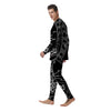 Younger Futhark And Mjolnir Print Men's Pajamas-grizzshop