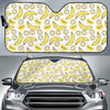 Yummy Banana Pattern Print Car Sun Shade-grizzshop