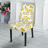 Yummy Banana Pattern Print Chair Cover-grizzshop