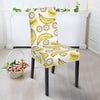 Yummy Banana Pattern Print Chair Cover-grizzshop