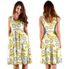 Yummy Banana Pattern Print Dress-grizzshop