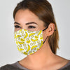 Yummy Banana Pattern Print Face Mask-grizzshop