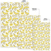 Yummy Banana Pattern Print Floor Mat-grizzshop