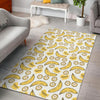 Yummy Banana Pattern Print Floor Mat-grizzshop