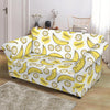 Yummy Banana Pattern Print Loveseat Cover-grizzshop