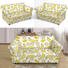 Yummy Banana Pattern Print Loveseat Cover-grizzshop