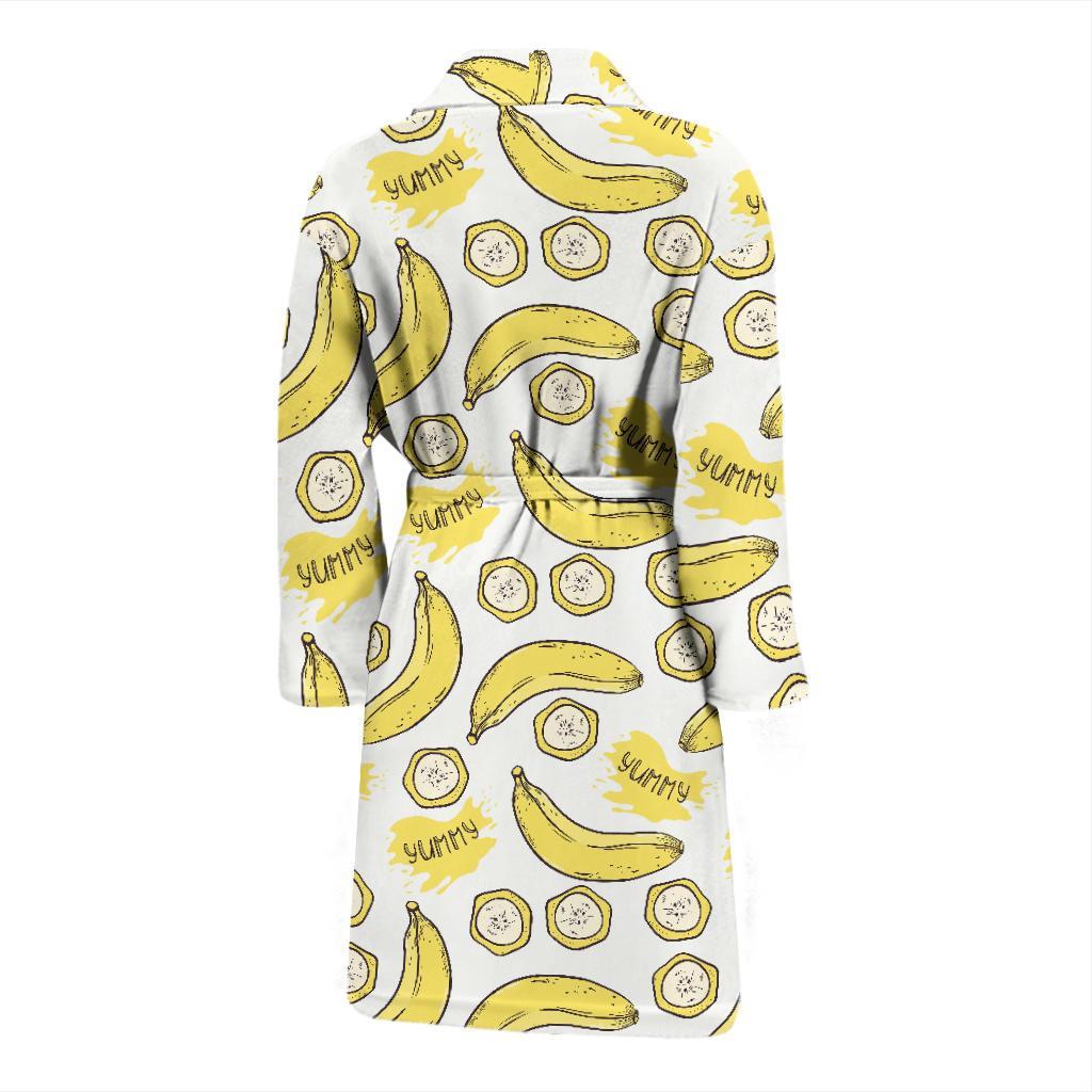 grizzshop Men's Pattern Print Basketball Long Robe