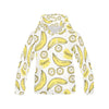 Yummy Banana Pattern Print Men Pullover Hoodie-grizzshop