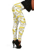 Yummy Banana Pattern Print Women Leggings-grizzshop