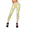 Yummy Banana Pattern Print Women Leggings-grizzshop