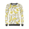 Yummy Banana Pattern Print Women's Sweatshirt-grizzshop