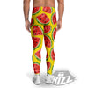 Yummy Watermelon Pieces Print Pattern Men's Leggings-grizzshop