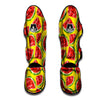 Yummy Watermelon Pieces Print Pattern Muay Thai Shin Guards-grizzshop