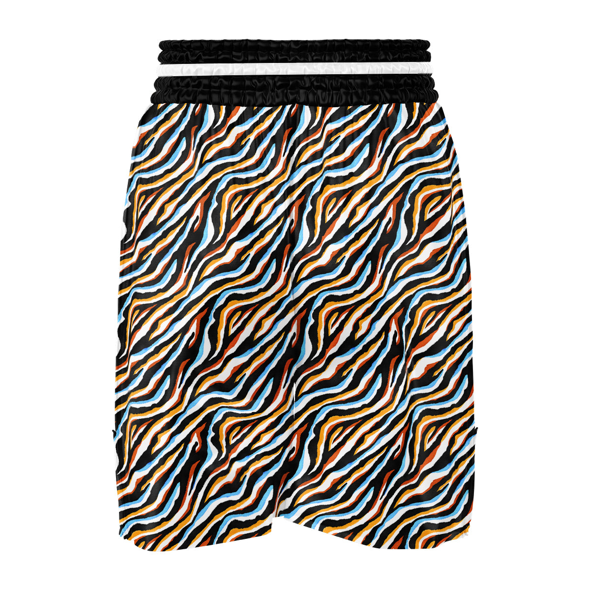 Zebra Abstract Print Pattern Boxing Shorts-grizzshop