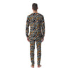 Zebra Abstract Print Pattern Men's Pajamas-grizzshop